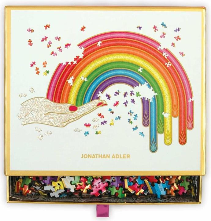 Produktbild Abrams & Chronicle Jonathan Adler Rainbow Hand 750 Piece Shaped Puzzle (750 Teile)