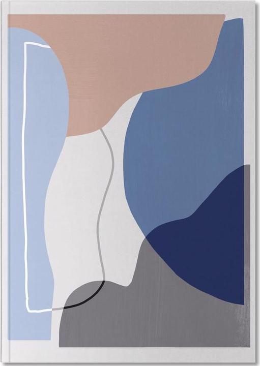 Actual product image Juniqe Graphic 295 - Abstract & Geometric (A5, Plain, Hardcover)
