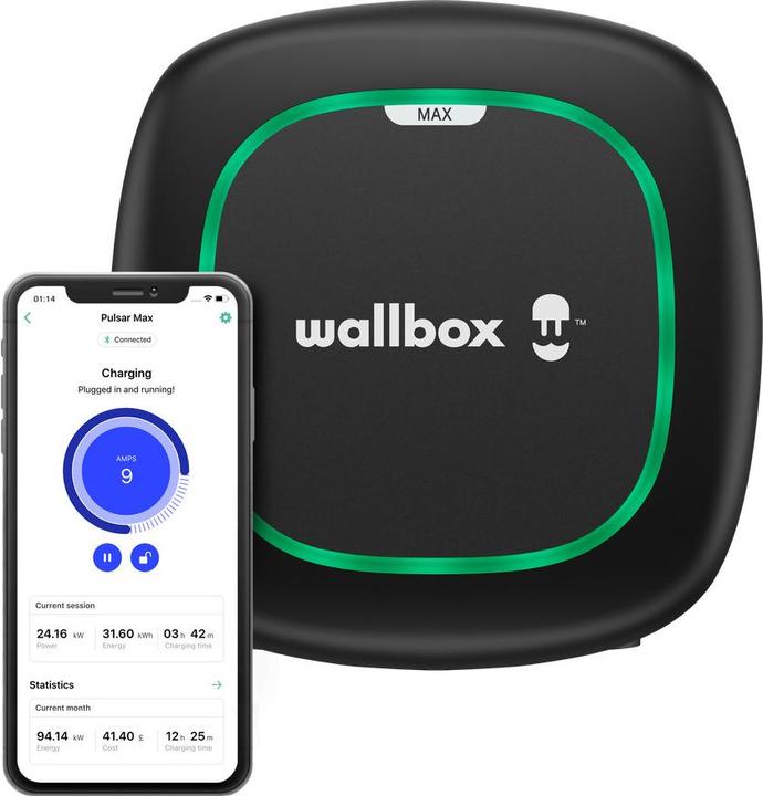 Image du produit Wallbox Pulsar Max (Type 2, 22 kW, 32 A, Type 2)