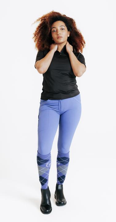 Actual product image Fouganza Reithose 900 Full Grip Damen blau (S)