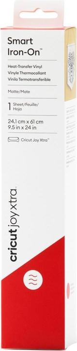 Cricut Joy Xtra Smart iron-on film 24.1 x 61 cm, red (1 x)