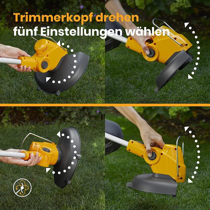 Actual product image Stiga GT 100e battery-powered lawn trimmer Soft grip, incl. battery, incl. charger 20V 2Ah Cutting width (Plastic knives)