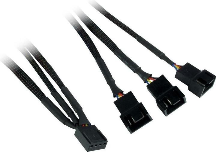 Produktbild Intertech Inter-Tech Argus RGB-Fan Set RS-14 Computergehäuse Ventilator 14 cm Schwarz (140 mm, 3 x)