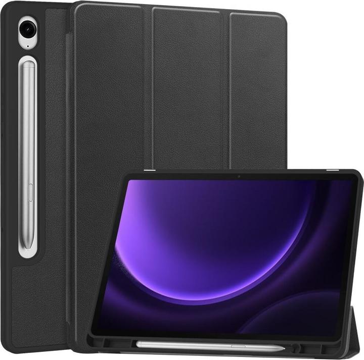 Image du produit Cover-Discount Galaxy Tab S9 / S9 FE - Smart Case silicone noir (Galaxy Tab S9, Galaxy Tab S9 FE)