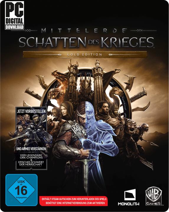 Produktbild WB Middle-earth: Shadow of War - Gold Edition (PC, Multilingual)