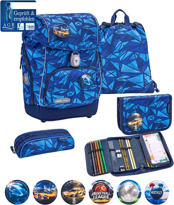 Image du produit Belmil Set sac à dos scolaire COMFY Plus glacier (16 l)