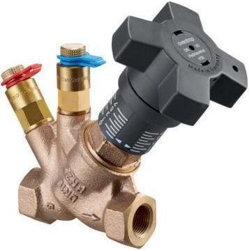 Produktbild Oventrop OV Strangregulierventil Hydrocontrol VTR PN 25 Rotguss 2 Messventile DN 25 1Zoll