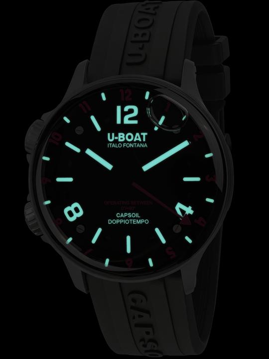 Immagine prodotto U-Boat 8839 Capsoil Doppiotempo SS GMT 45mm 10ATM (Orologio da polso analogico, 45 mm)