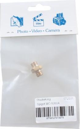Produktbild Studioking Spigot Verlaufadapter MC-1060A 3/8" Male 3/8" Male (Stativadapter)