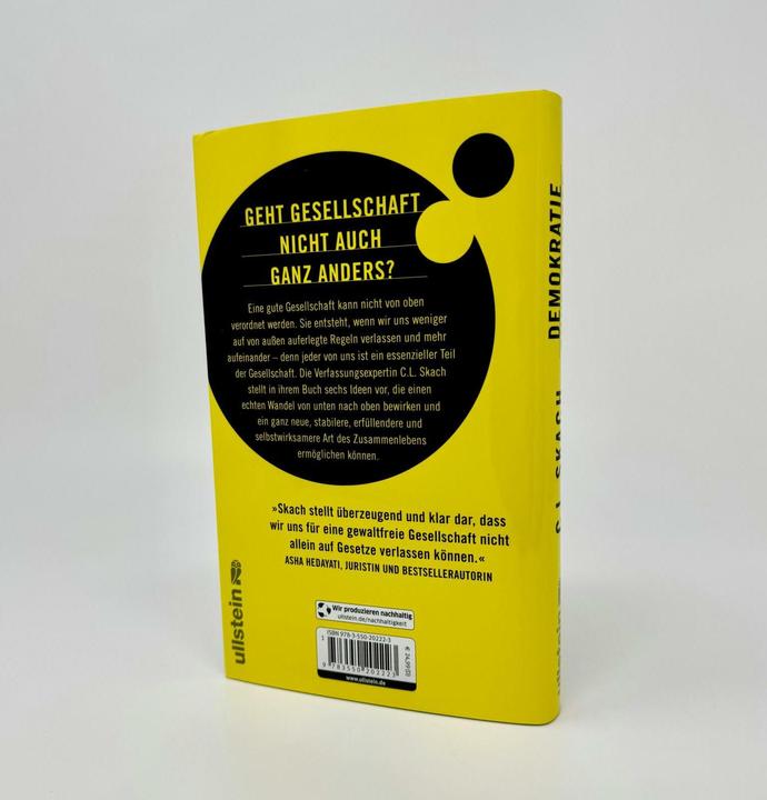 Produktbild Demokratie ohne Gesetze (Deutsch, C.L. Skach, Oliver Lingner, 2024)