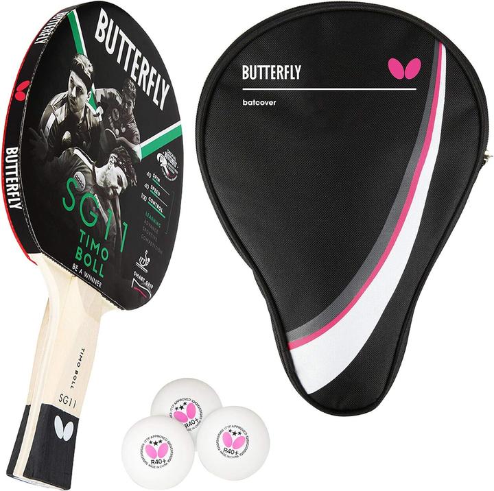 Butterfly Timo Boll SG11 Tischtennisschläger Set