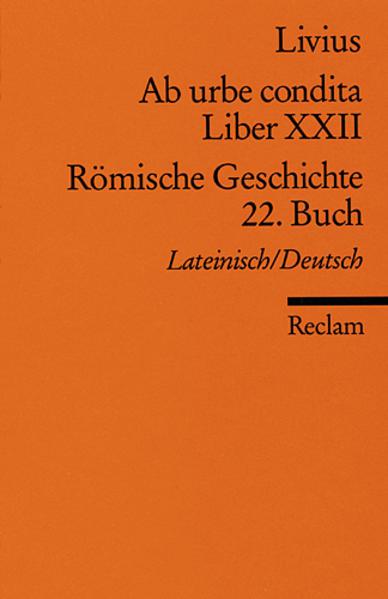Produktbild Römische Geschichte. 22. Buch (Deutsch, Livius, 2000)