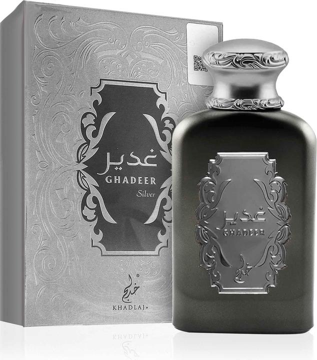 Actual product image Khadlaj Ghadeer Silver - EDP - Volume: 100 ml (Eau de parfum, 100 ml)