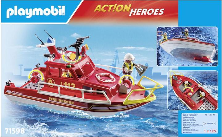 Actual product image Playmobil Fire boat (71598, Playmobil City Action)
