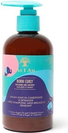 Actual product image As I Am Born Curly Argan Conditioner Leave-in & Detangler 240ml/8oz (240.97 ml)