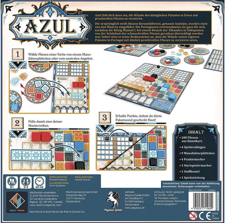 Productafbeelding Asmodée Azul (Duits)