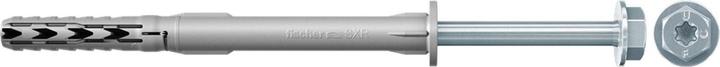 Actual product image Fischer Frame anchor R 88542 SXR 10x200 T screw steel galv. zinc-plated / anchor nylon (50 pcs.)