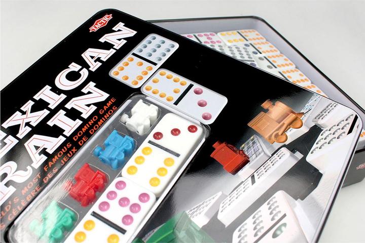 Produktbild Tactic Mexican Train Tin Box (Deutsch, Französisch, Italienisch, Englisch)