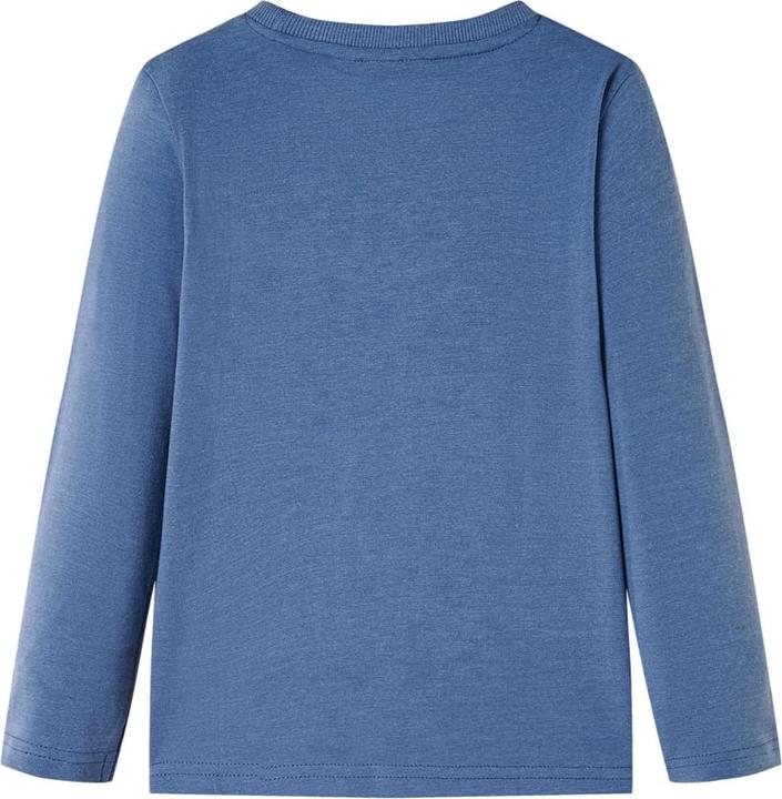Immagine prodotto VidaXL Camicia da bambino a maniche lunghe blu melange 140,Materiale: 60 (140)