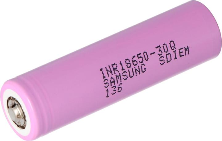 Actual product image Samsung Akku INR18650-30Q - (15A) Button Top (1 pcs., 18650, 3000 mAh)