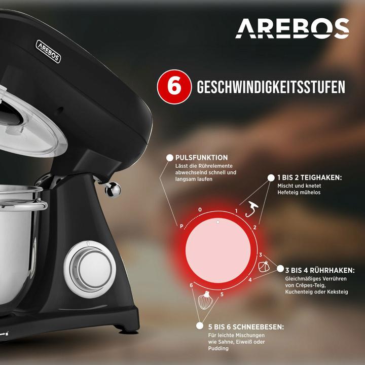 Image du produit Arebos Robot de cuisine (1800 W)