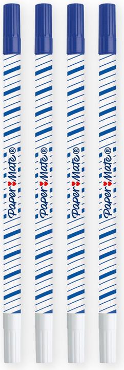 Image du produit Paper Mate Effaceur d'encre Magic+ pointe ogive 4 blisters (Bleu, blanc, 4 x)