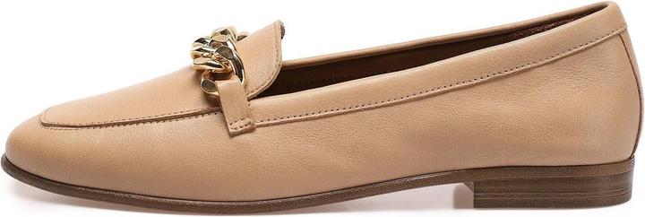 Actual product image Inuovo The fashionable slip-on shoe made from high-quality leather and a decorative link chain on the (41)
