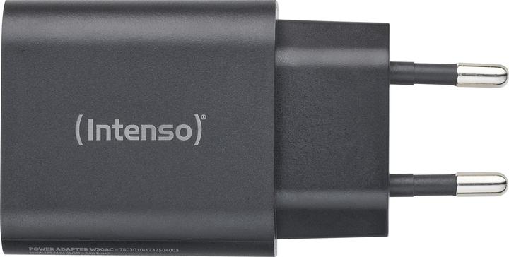 Image du produit Intenso Power Adapter W30AC, 30W, USB-A und USB-C Anschluss, für iPhone, iPad, Tablet, Samsung Galax (30 W)