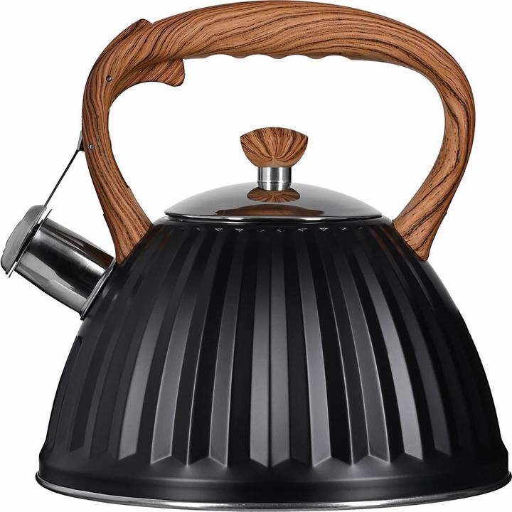 Produktbild Promis TMC25D Wasserkocher 3 0 l ANTONIO schwarz Holzgriff (3 l, EU-Stecker)