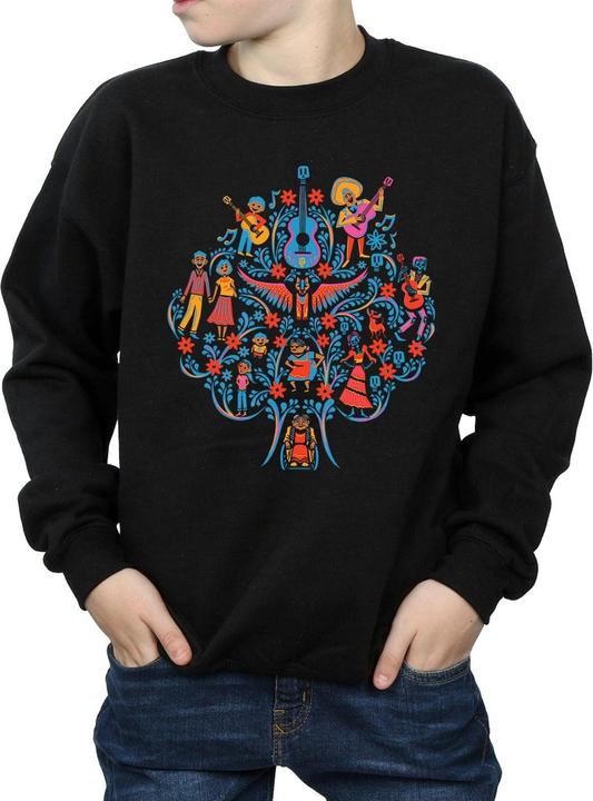 Actual product image Disney Boys Coco Tree Pattern Sweatshirt (128)