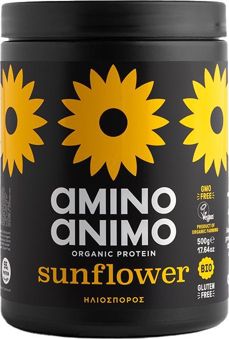 Actual product image Amino Animo Vegan Protein Sunflower (Natural, 1 pcs., 500 g)