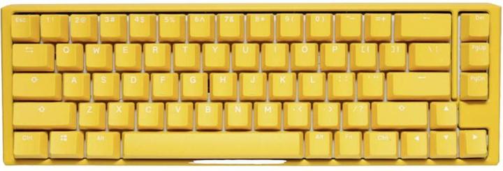 Actual product image Ducky One 3 Yellow SF gaming keyboard, RGB LED - MX brown (DE, Cable)