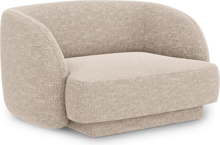 Image du produit Micadoni Bouclé Chaise Longue Gauche, "Miley", 2 Places, 156x90x70Fabriqué en Europe (Chaise longue)