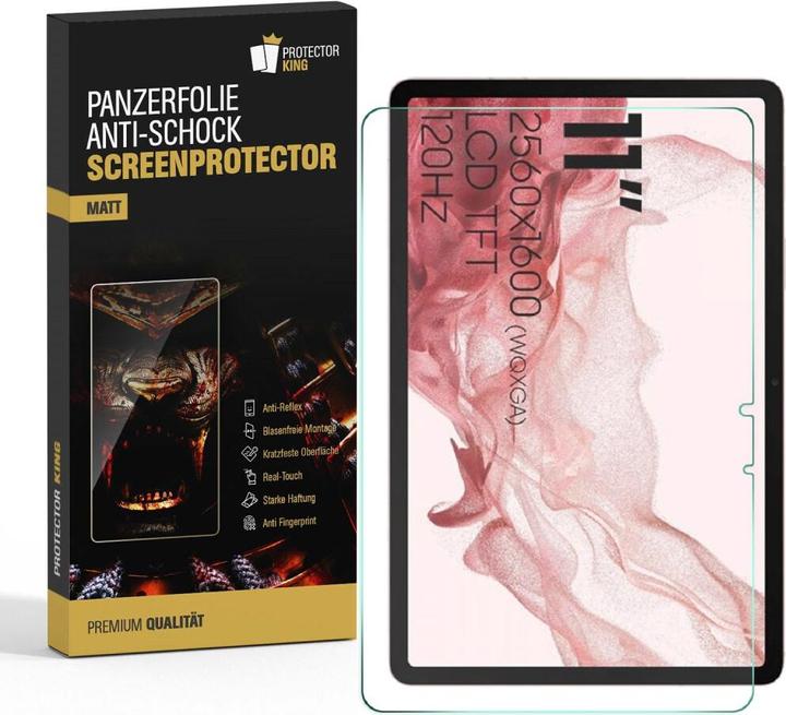 Produktbild Protectorking 2x Panzerfolie Anti-Shock matt entspiegelt (2 Stück, Galaxy Tab S9)