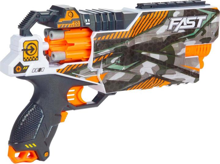 Immagine prodotto Toi-Toys Foam Strikex Elektrische Schiesspistole Shockwave mit 24 Schaumstoffpfeilen