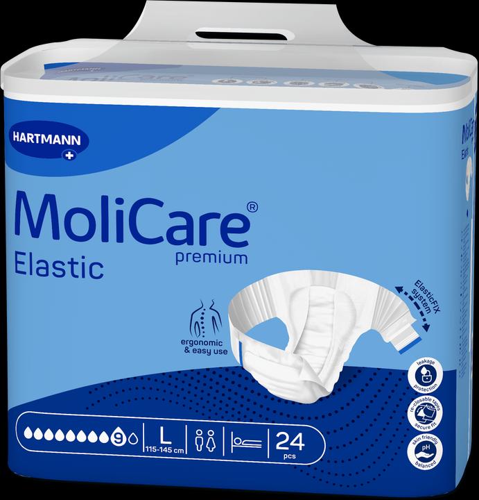 Actual product image MoliCare Elastic L 9 drops (24 x, Large)