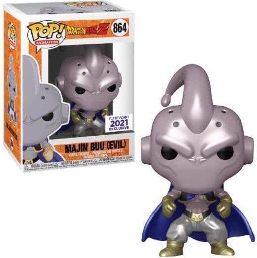 Actual product image Funko POP! Dragon Ball Z Majin Buu (Evil) Métallique Funimation 2021