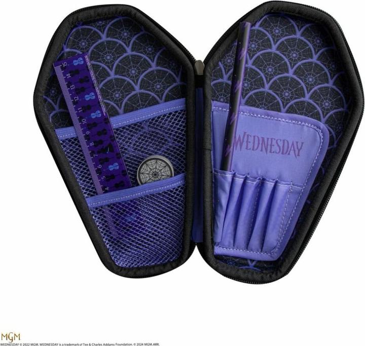 Actual product image Cinereplicas Wednesday: Coffin stationery set
