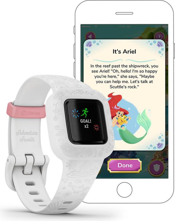 Actual product image Garmin Vivofit jr. 3 Disney Princess (20 mm)
