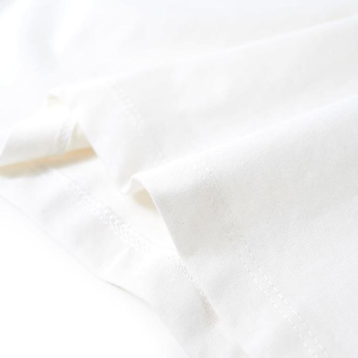 Immagine prodotto VidaXL Maglietta per bambini Ecru 116,Materiale: 100 % cotone,Colore (116)