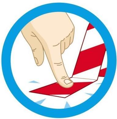 Actual product image tesa UNIVERSAL signal marking tape, self-adhesive PP warning tape for permanent marking (50 mm)