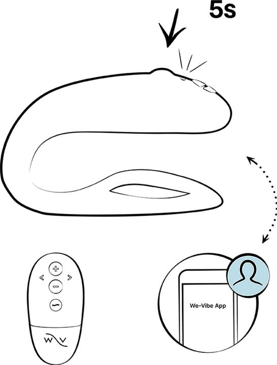Actual product image We-Vibe Sync O Petrol Green