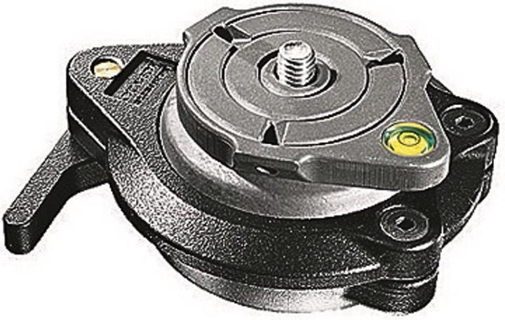 Manfrotto 438, Kompakter Nivellierkopf (Stativ Nivellierkugel)
