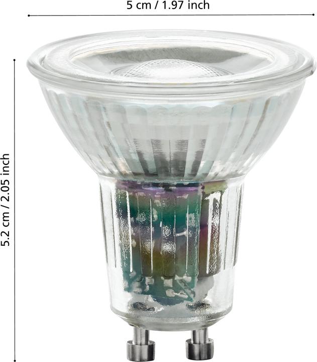 EGLO Illuminant (GU10, 5 W, 345 lm, 1 x, D)