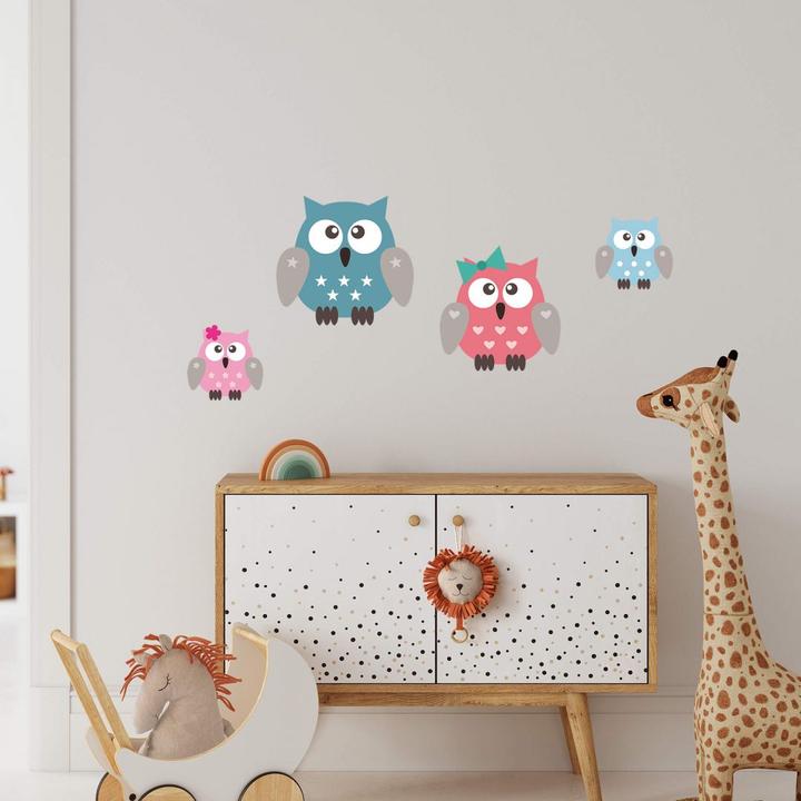 Image du produit Trenddeko Famille Hibou (60 x 20 cm)
