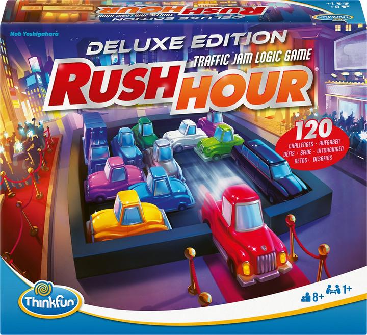 Produktbild Ravensburger ThinkFun 76617 - Rush Hour - Das bekannte Stau-Spiel in der Deluxe Edition mit Fahrzeugen in (Deutsch)