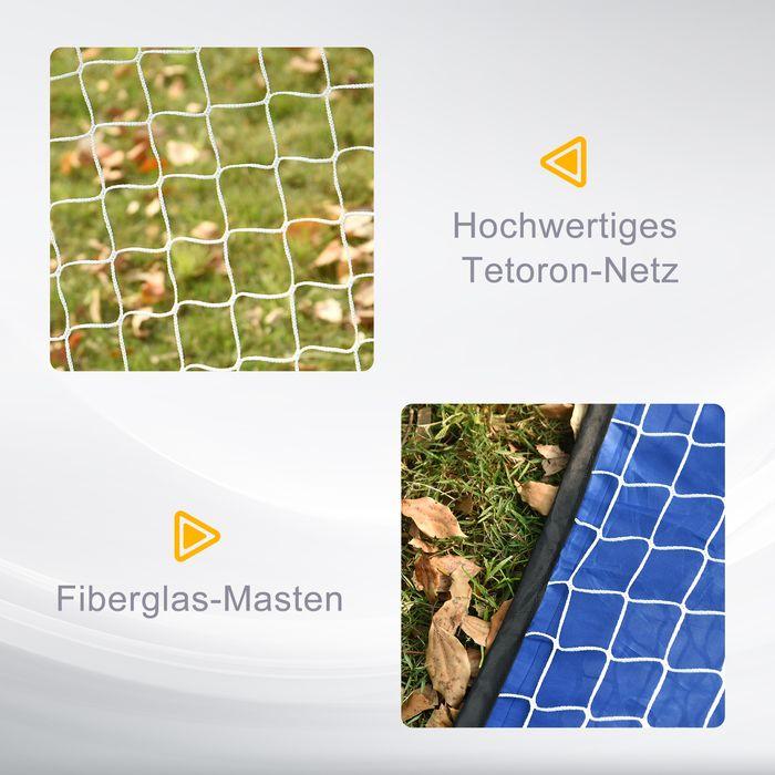 Produktbild Swisshandel24 Fussballtore, Pop Up Tor, Tragbares Fussballnetz, 2er Set Minitore, mobil mit Tragetasche, Faltbar