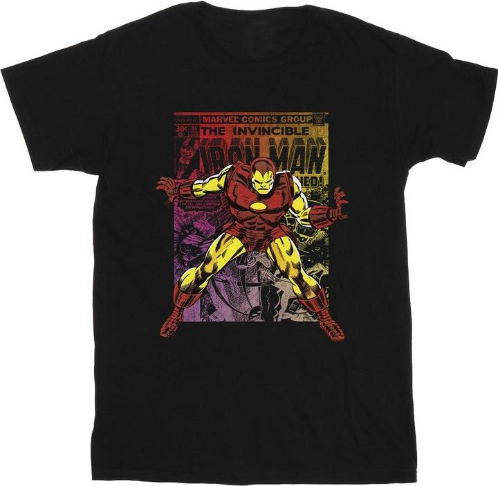 Iron Man Gradient Comic TShirt Jungen