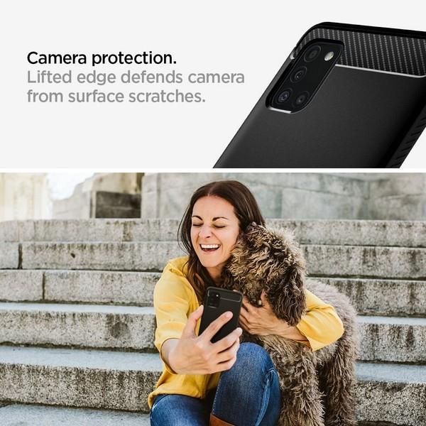 Actual product image Spigen Rugged Armor (Samsung Galaxy A31)