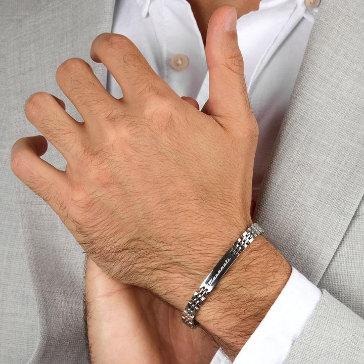 Image du produit Maserati Bracelet Iconic (21.50 cm, Acier inoxydable)